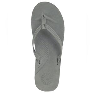 UGG leather flip flops